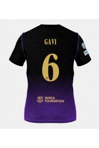 Barcelona Paez Gavi #6 Jalkapallovaatteet Vieraspaita 2026-27 Lyhythihainen
